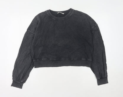 Clockhouse Women's Black Pullover Sweatshirt M