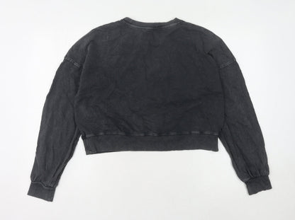 Clockhouse Women's Black Pullover Sweatshirt M