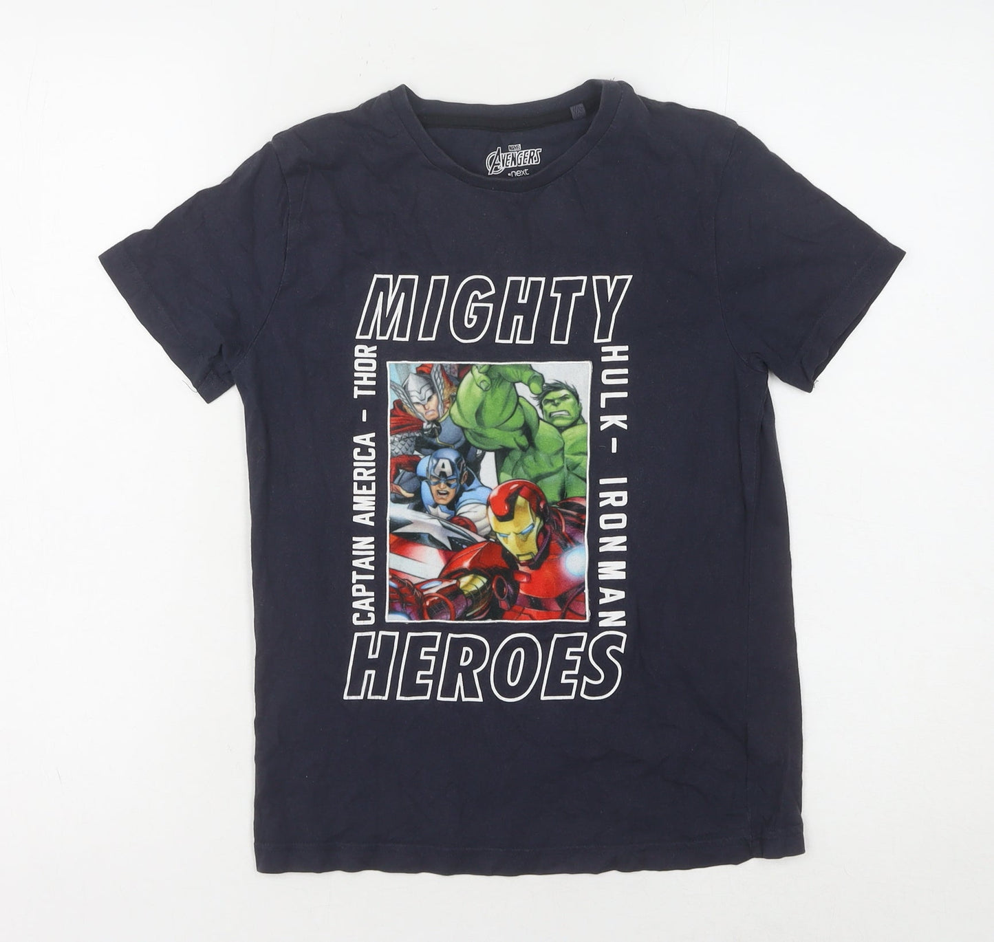 Next Boys' Blue Avengers T-Shirt - Size 9, New