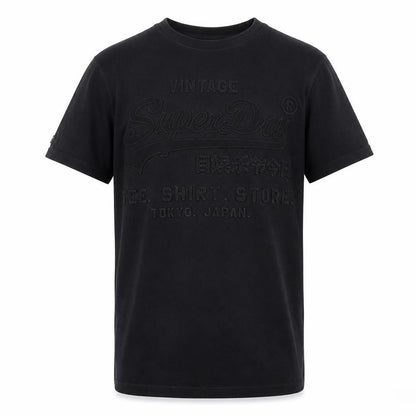 Mens UK Size S Superdry Black  T-Shirt