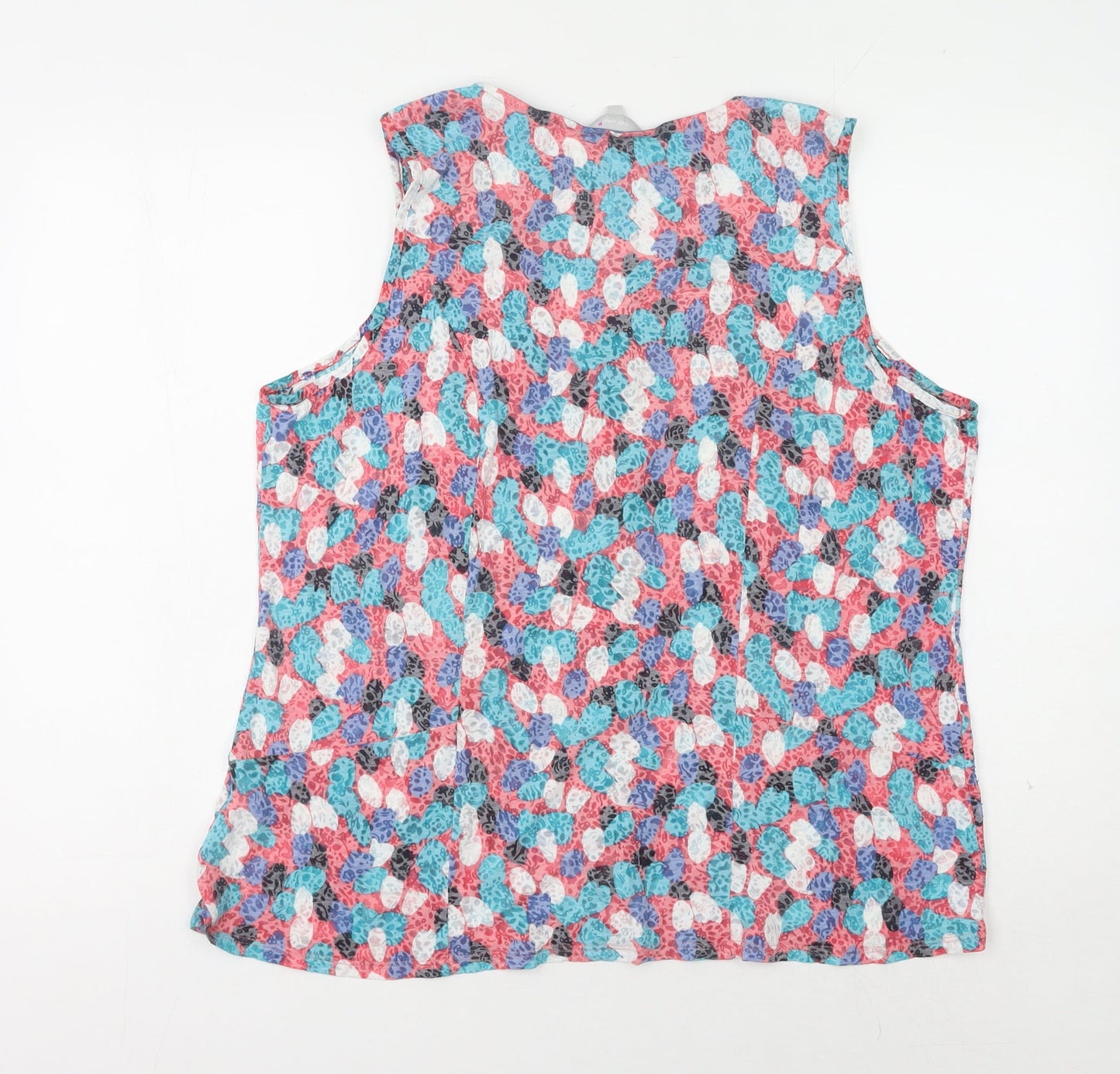 Womens UK Size 20 Marks and Spencer Multicoloured Basic Blouse