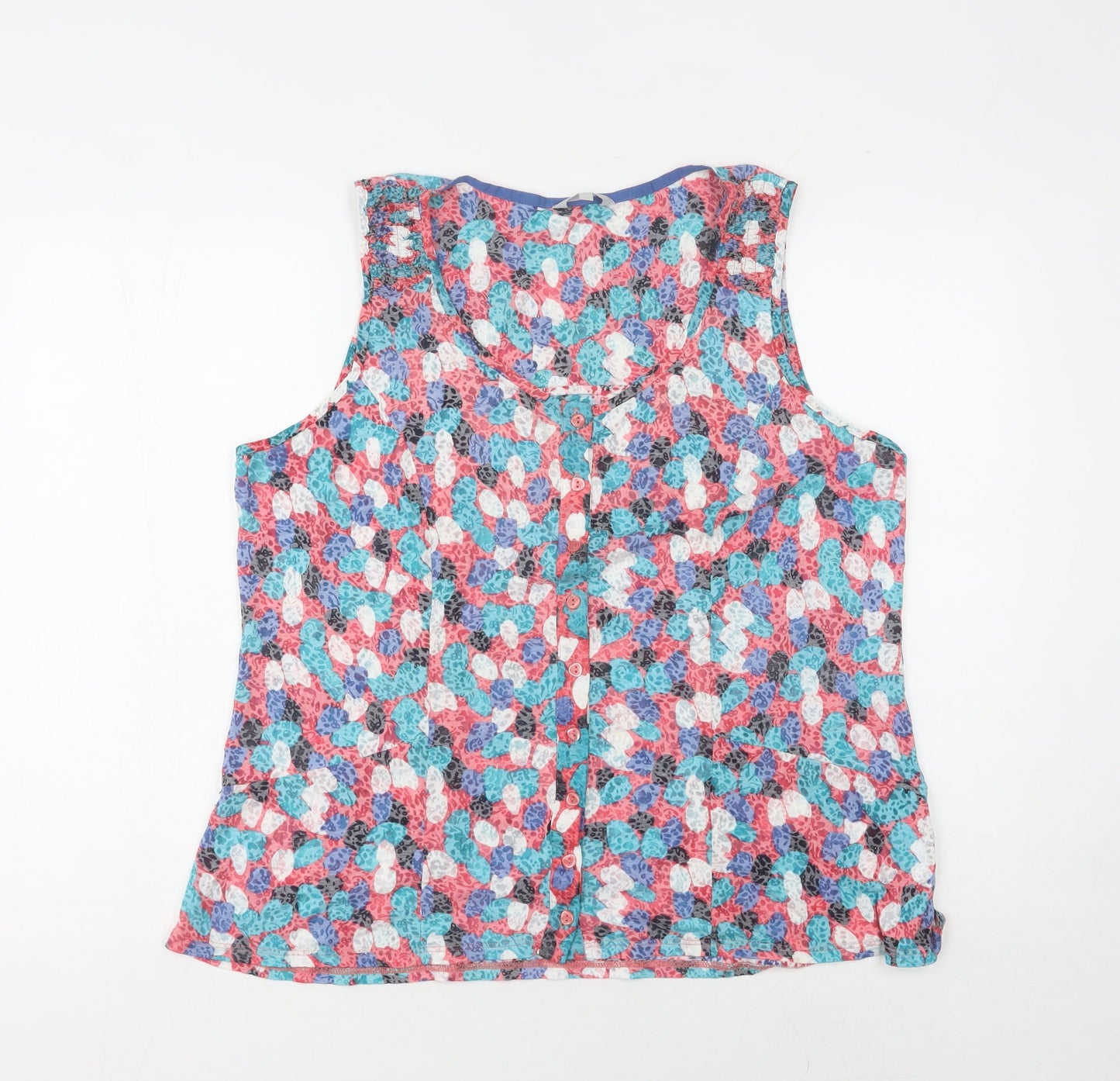 Womens UK Size 20 Marks and Spencer Multicoloured Basic Blouse