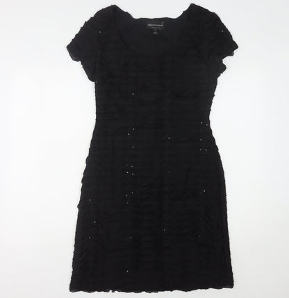 Connected Apparel Women's Black Dress - Size 8