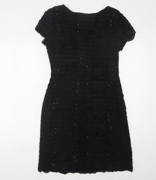 Connected Apparel Women's Black Dress - Size 8