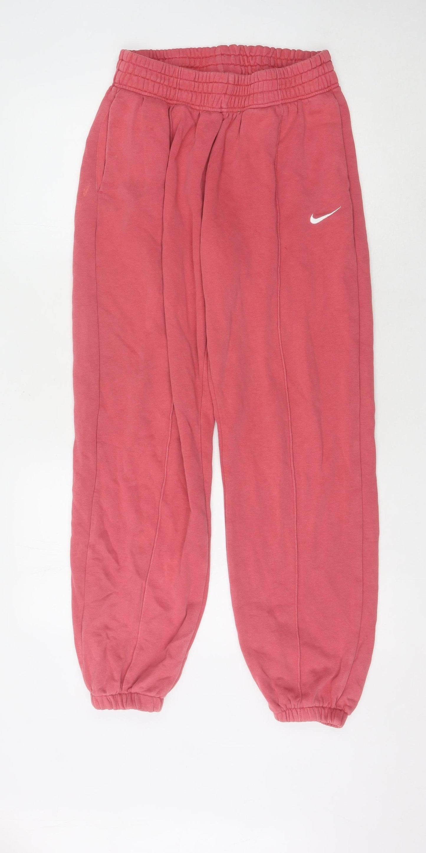 Nike Women's Pink Jogger Trousers - Size S