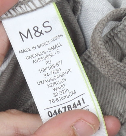 Marks & Spencer Men's Beige Cargo Trousers S