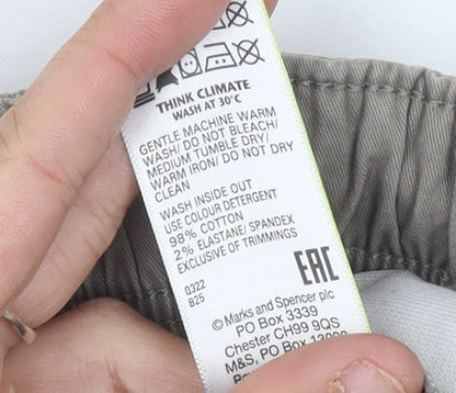 Marks & Spencer Men's Beige Cargo Trousers S