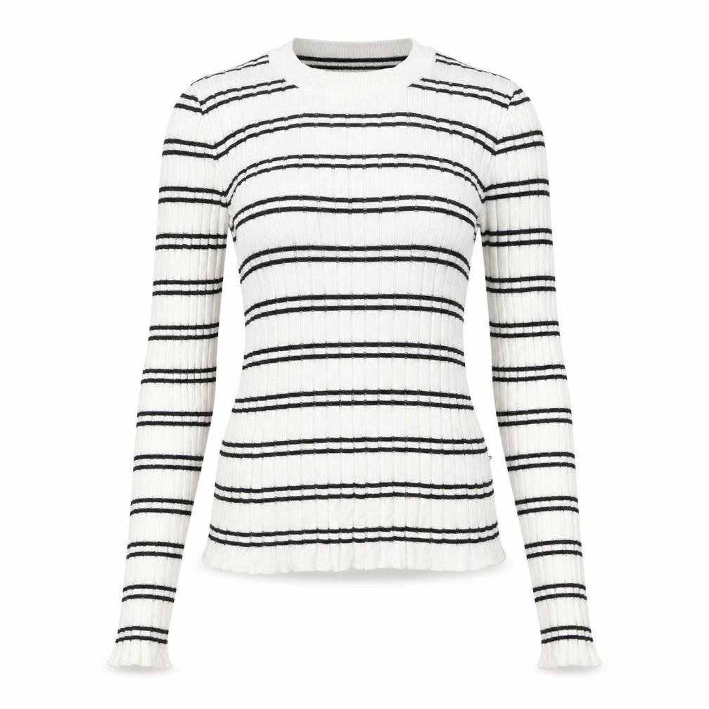 Womens UK Size XS Bershka White Pullover Jumper
