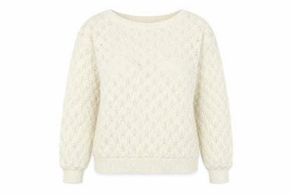 Womens UK Size M YAYA Ivory Pullover Jumper