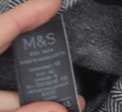 Womens UK Size 12 Marks and Spencer   Grey Trousers