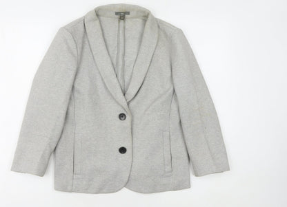 Gap Women’s Grey Blazer UK 12 Shawl Collar