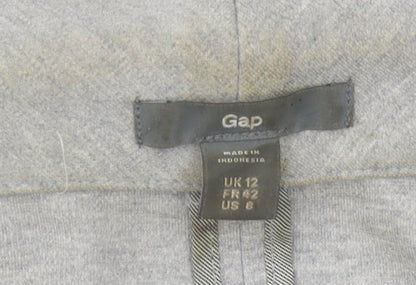 Gap Women’s Grey Blazer UK 12 Shawl Collar