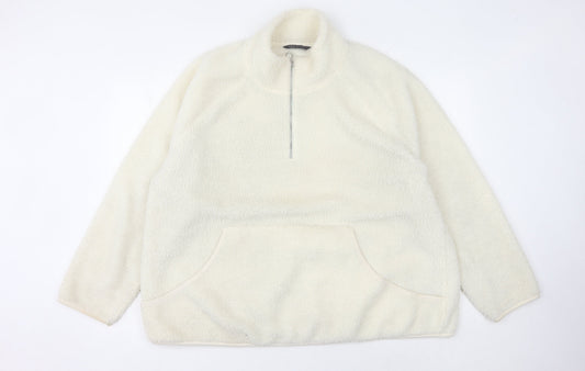 Womens UK Size 20 Marks and Spencer Ivory Pullover Sweatshirt
