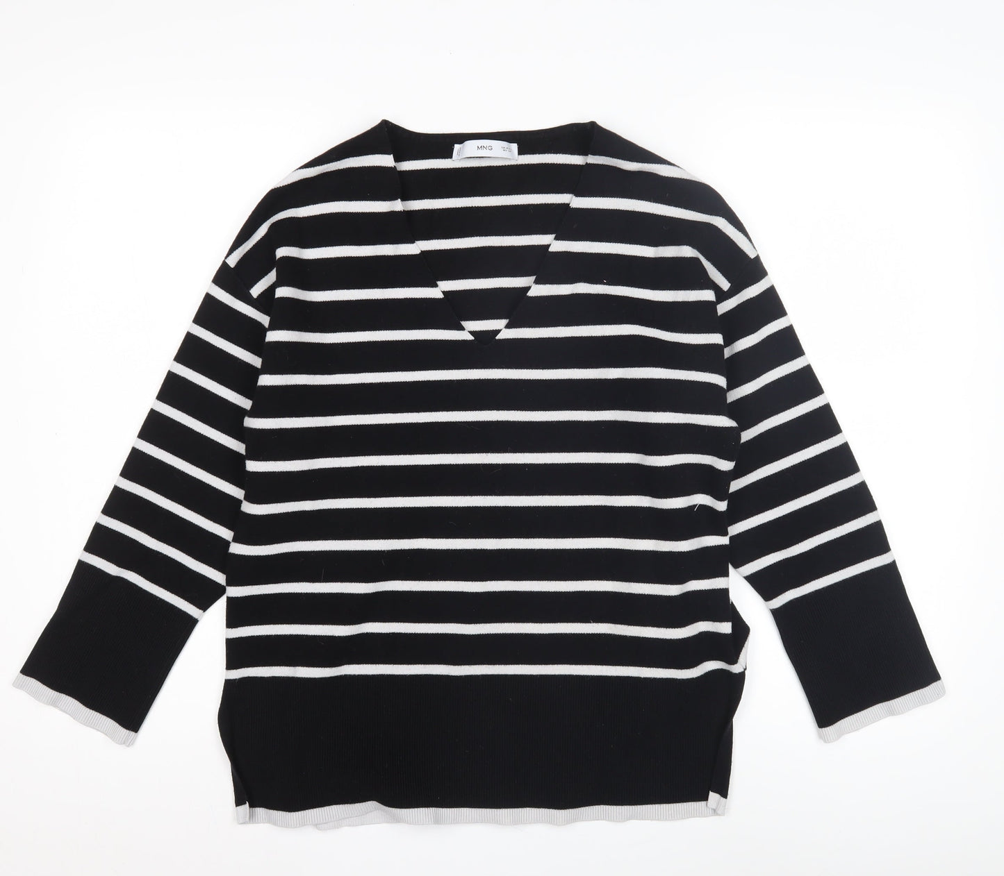 Womens UK Size S MNG Black Pullover Jumper