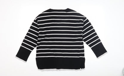Womens UK Size S MNG Black Pullover Jumper
