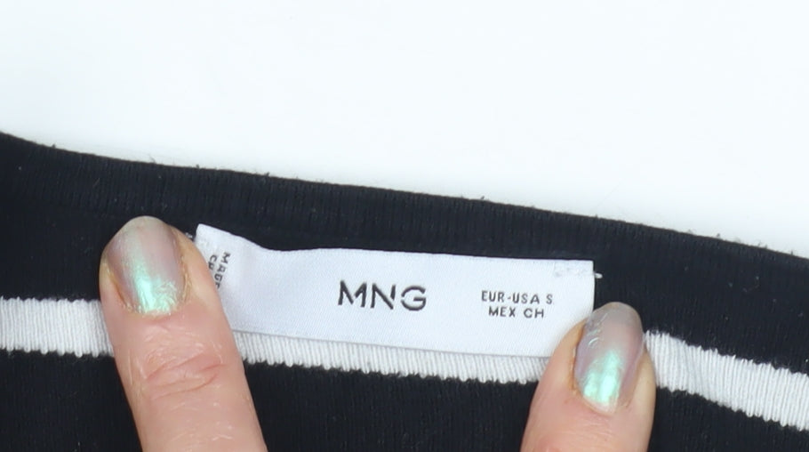 Womens UK Size S MNG Black Pullover Jumper