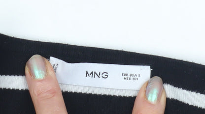 Womens UK Size S MNG Black Pullover Jumper