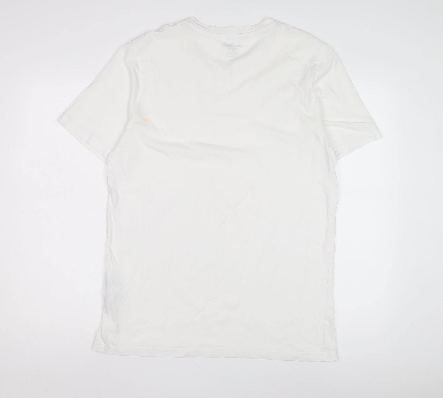 Jack & Jones White T-Shirt - Men's XL Essentials