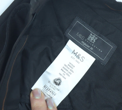 Marks and Spencer Men's Black Dress Pants XL