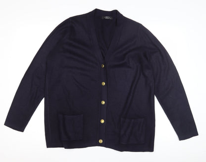 Bm Women's Black Cardigan V-Neck Casual S