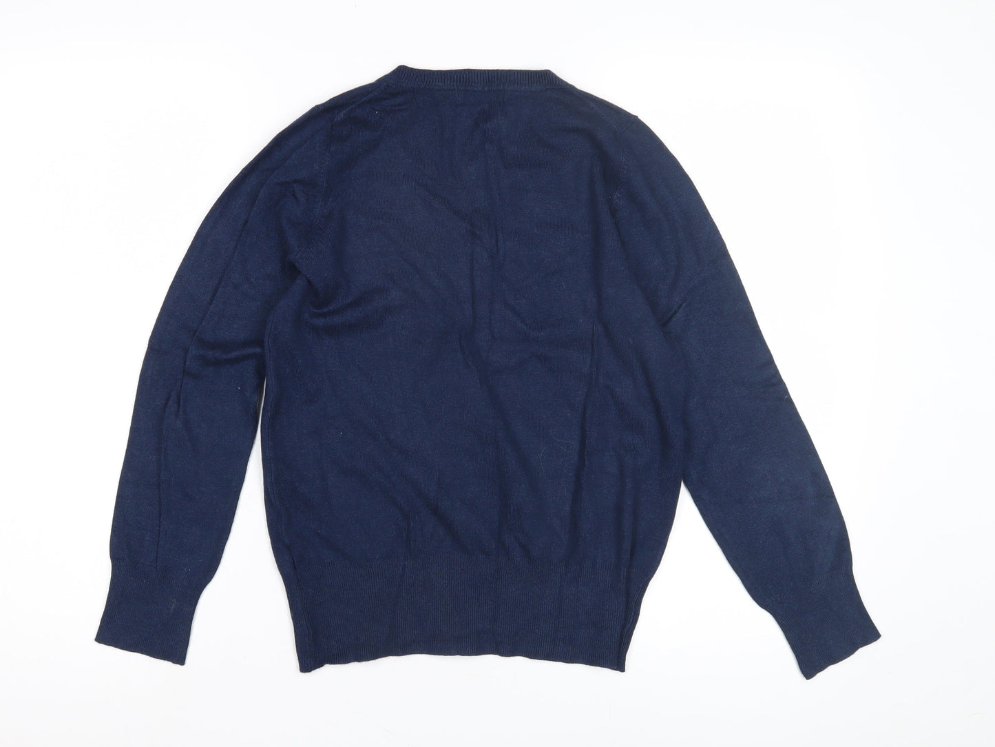 Womens UK Size 12 Marks and Spencer Blue Pullover Jumper