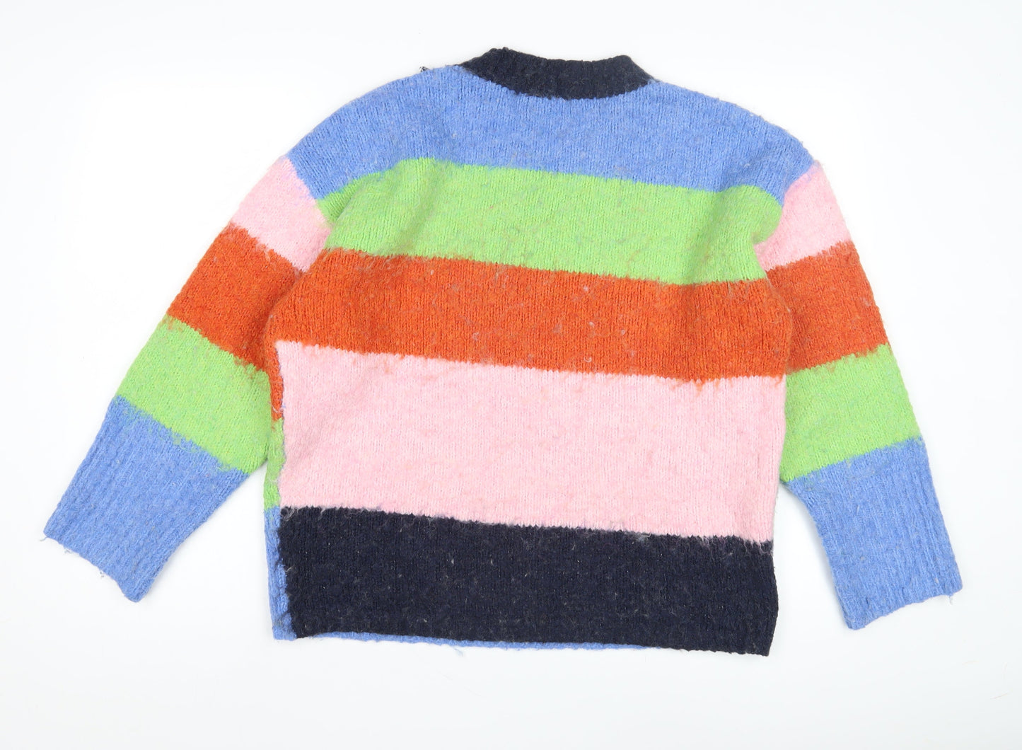 ASOS DESIGN Women's Multicoloured Striped Knit Jumper
