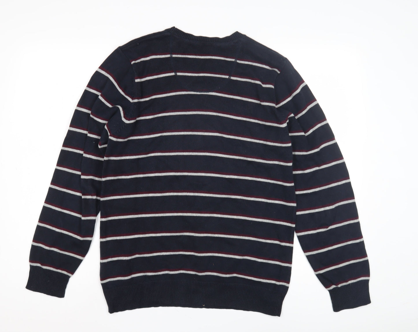 Marks and Spencer Men's Striped Pullover Jumper, Size S