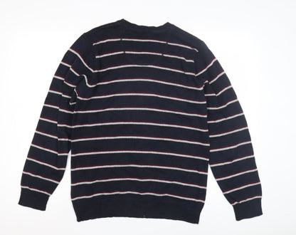 Marks and Spencer Men's Striped Pullover Jumper, Size S