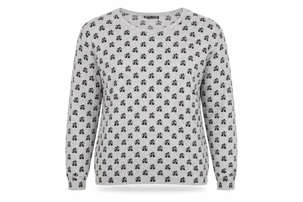 Womens UK Size 14 Marks and Spencer Grey Pullover Jumper