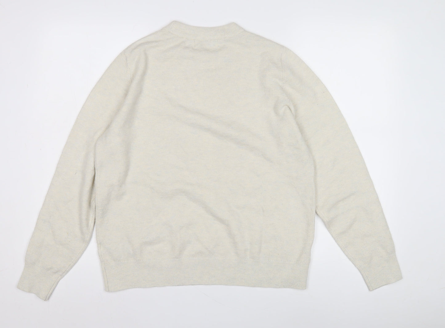 Womens UK Size M Marks and Spencer Ivory Pullover Jumper