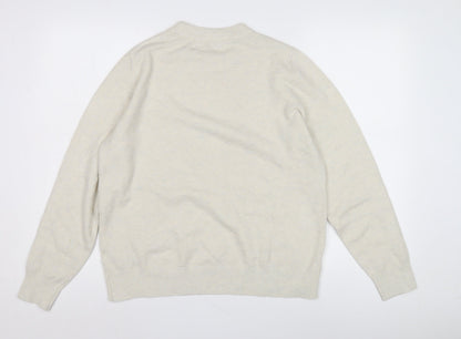 Womens UK Size M Marks and Spencer Ivory Pullover Jumper