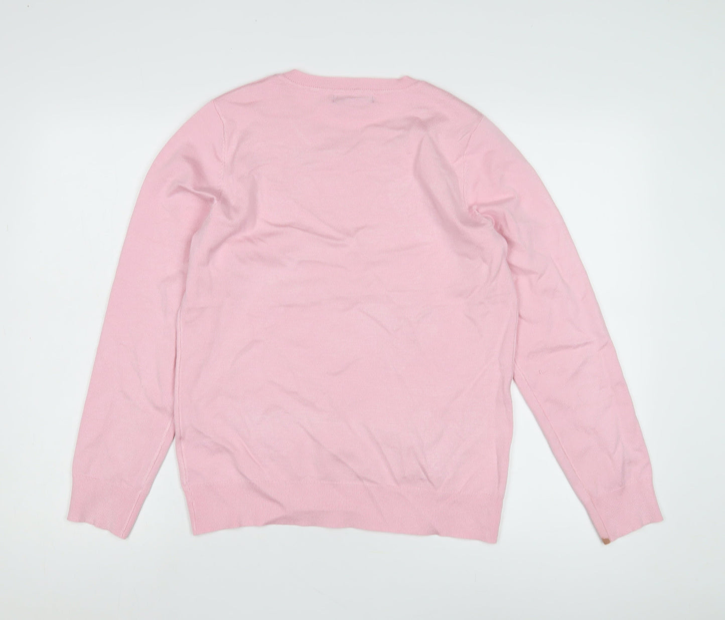 Womens UK Size 12 Bonmarché Pink Pullover Jumper