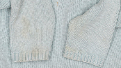 Womens UK Size M BM Blue Cardigan Jumper