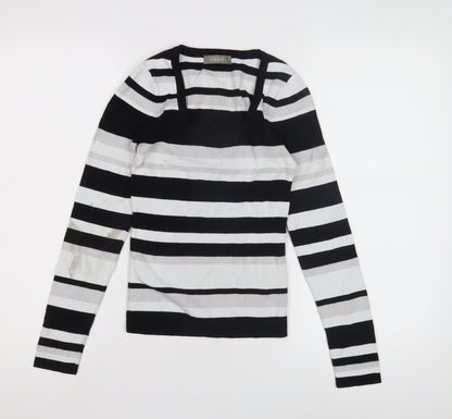 Womens UK Size XS Oasis Multicoloured Pullover Jumper