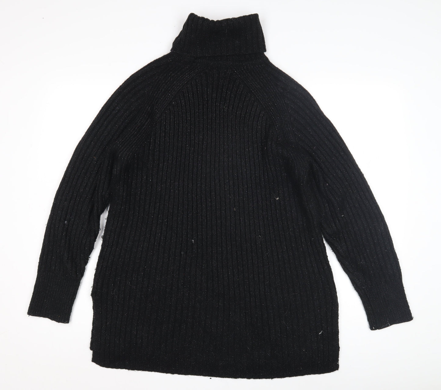 Womens UK Size M Marks and Spencer Black Pullover Jumper