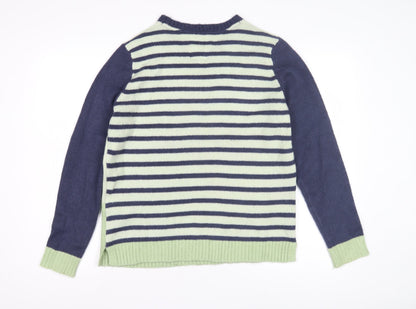 Womens UK Size 14 Mantaray Green Pullover Jumper