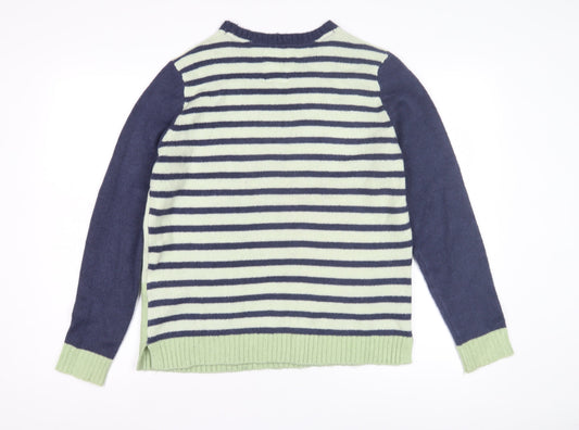 Womens UK Size 14 Mantaray Green Pullover Jumper