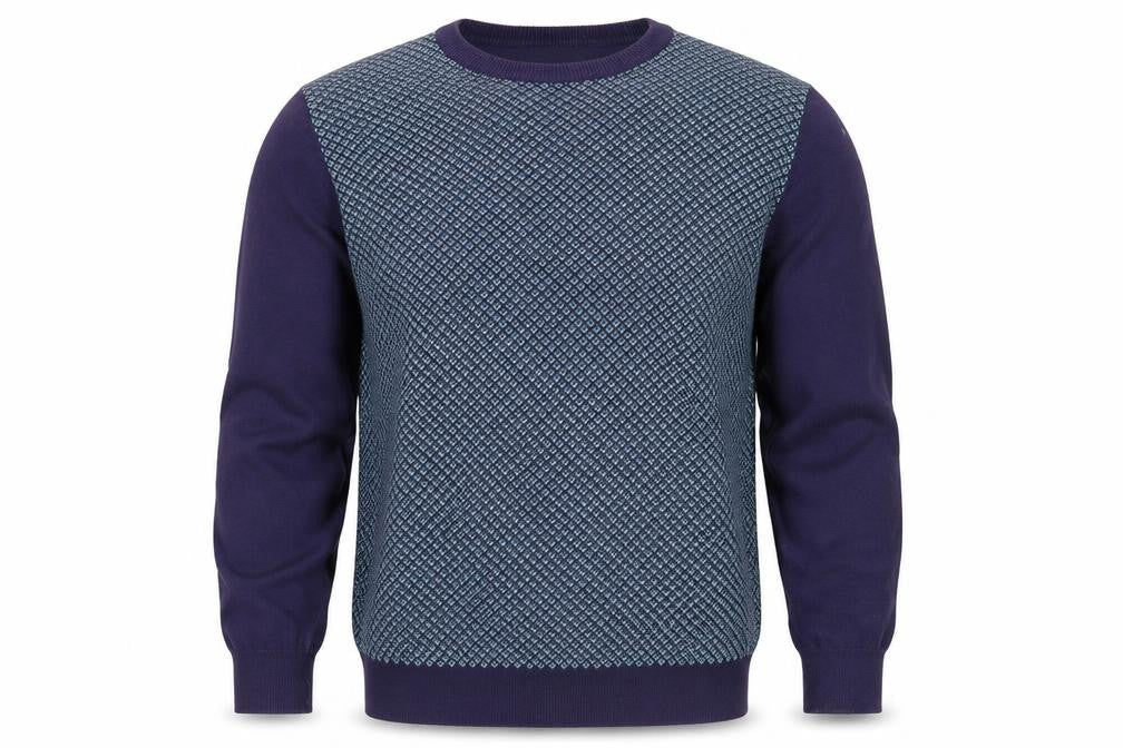 Mens UK Size L Marks and Spencer Blue Pullover Jumper