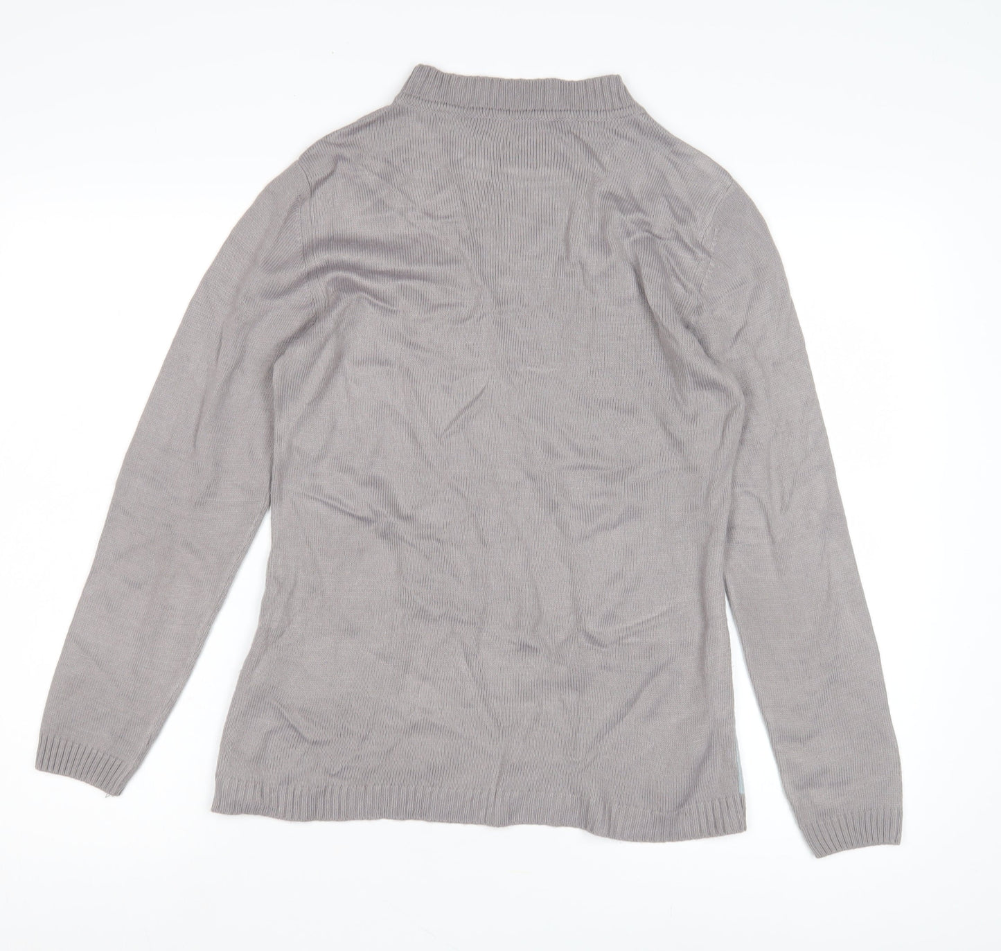 Womens UK Size S Damart Grey Pullover Jumper