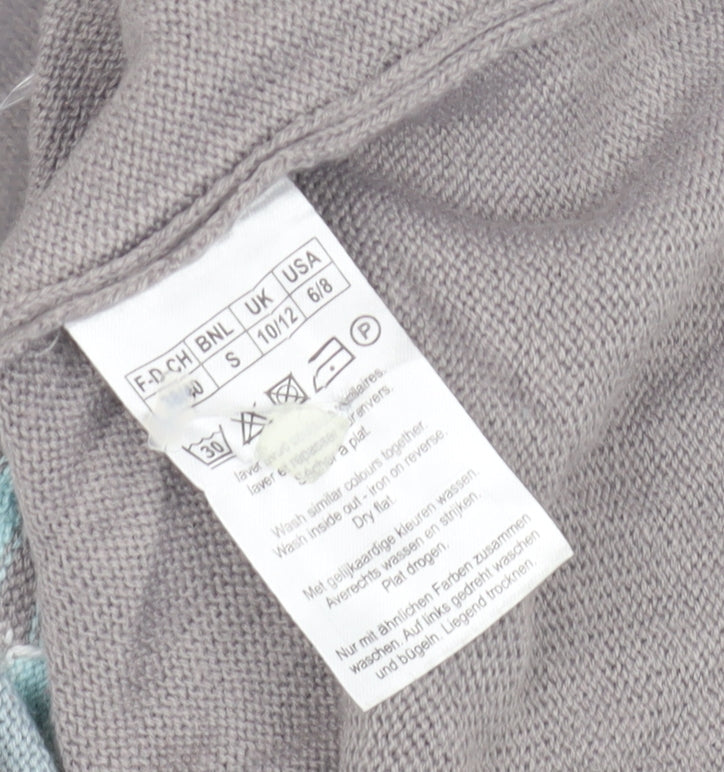 Womens UK Size S Damart Grey Pullover Jumper