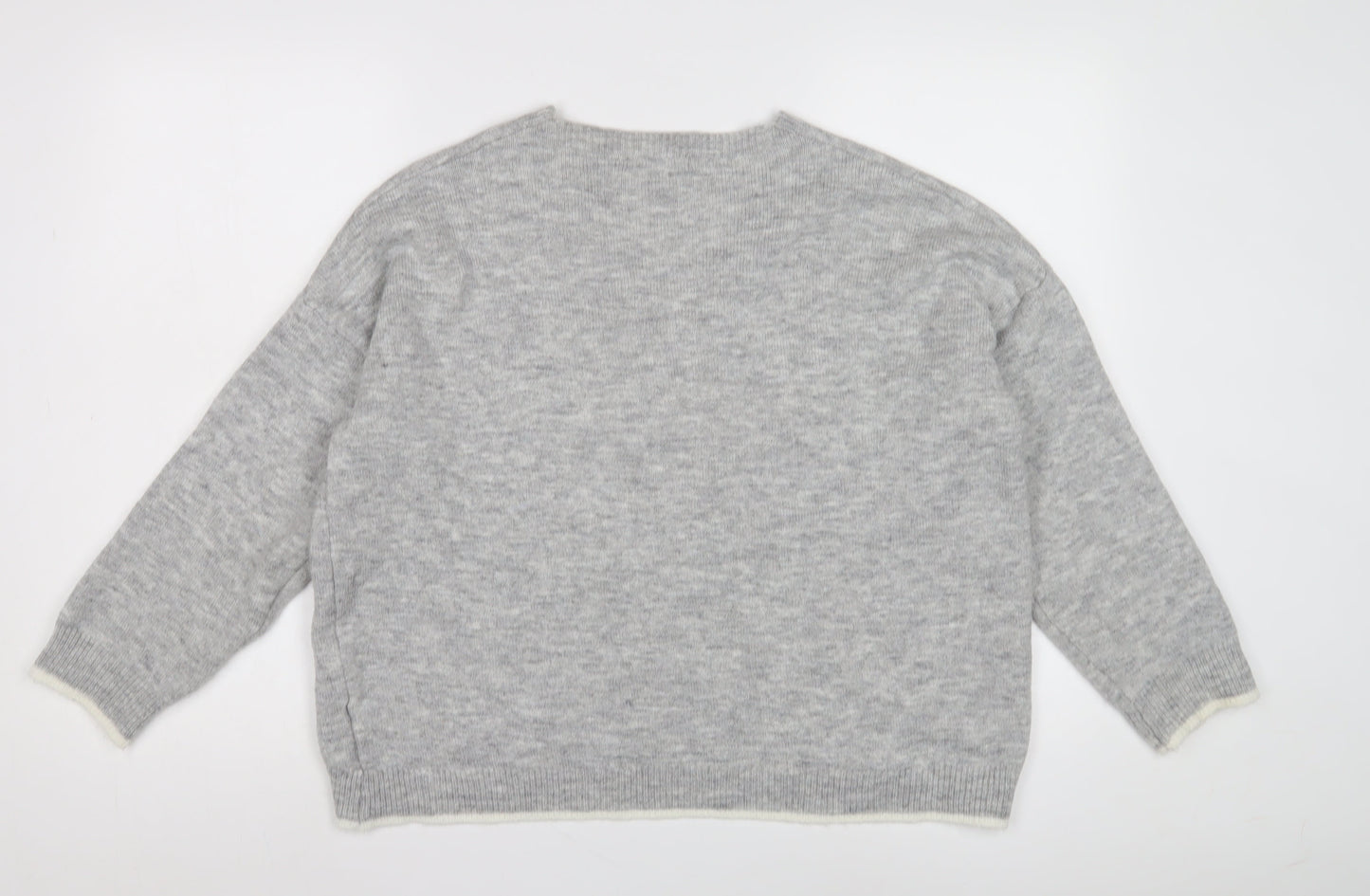 Womens UK Size M Vanessa Alexandra Grey Pullover Jumper