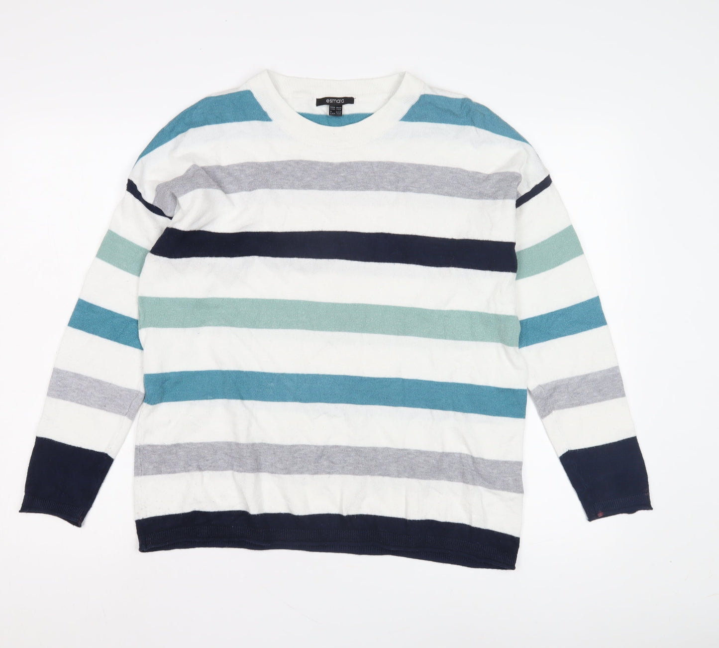 Womens UK Size L ESMARA Multicoloured Pullover Jumper