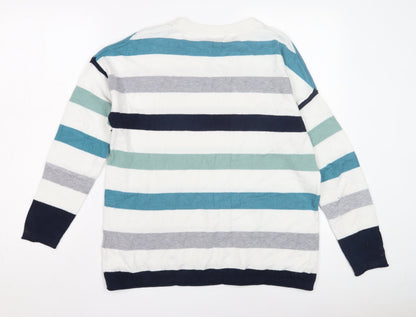 Womens UK Size L ESMARA Multicoloured Pullover Jumper