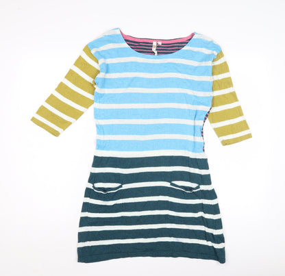 Womens UK Size 10 White Stuff Multicoloured Tunic Jumper