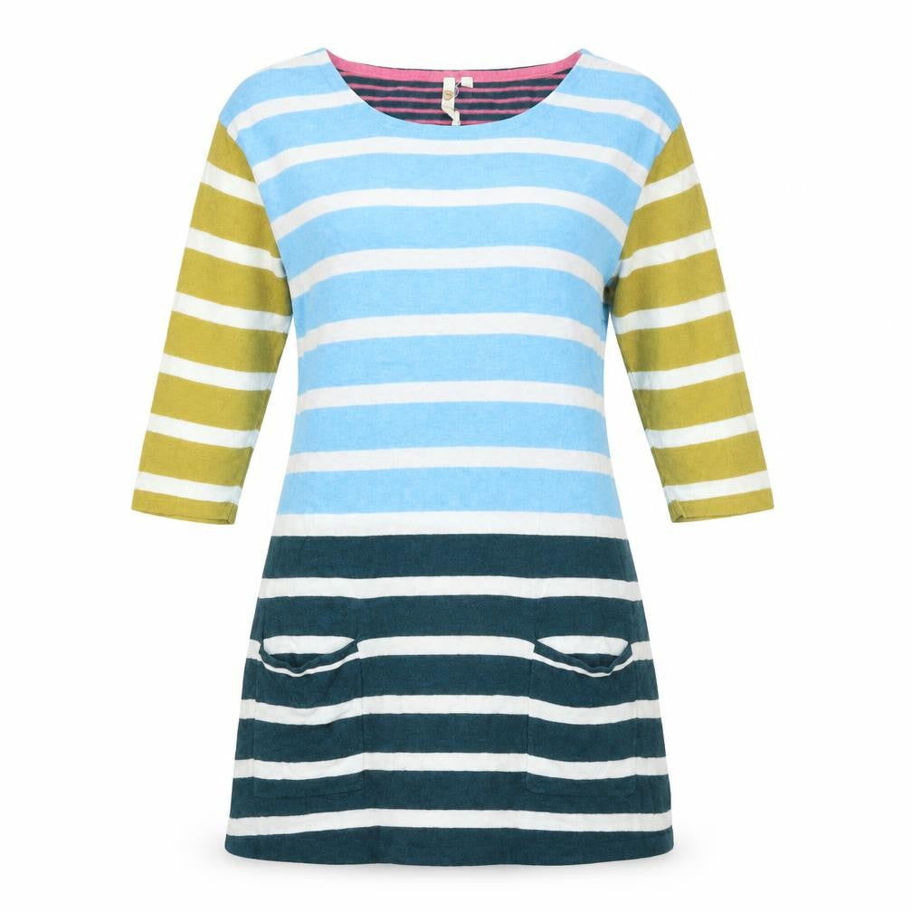 Womens UK Size 10 White Stuff Multicoloured Tunic Jumper