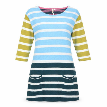 Womens UK Size 10 White Stuff Multicoloured Tunic Jumper