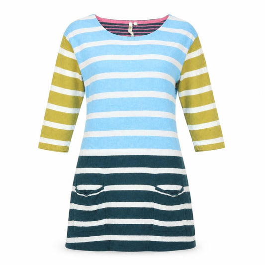 Womens UK Size 10 White Stuff Multicoloured Tunic Jumper