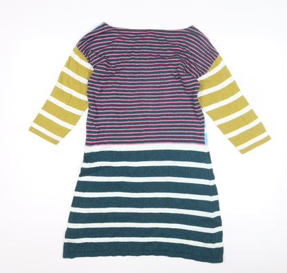Womens UK Size 10 White Stuff Multicoloured Tunic Jumper