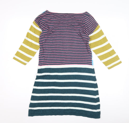 Womens UK Size 10 White Stuff Multicoloured Tunic Jumper