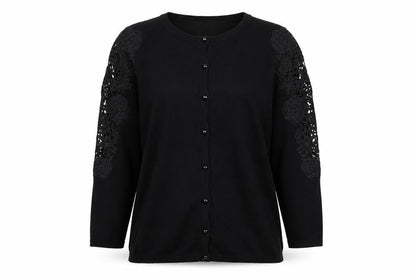 Womens UK Size 12 Bonmarché Black Cardigan Jumper